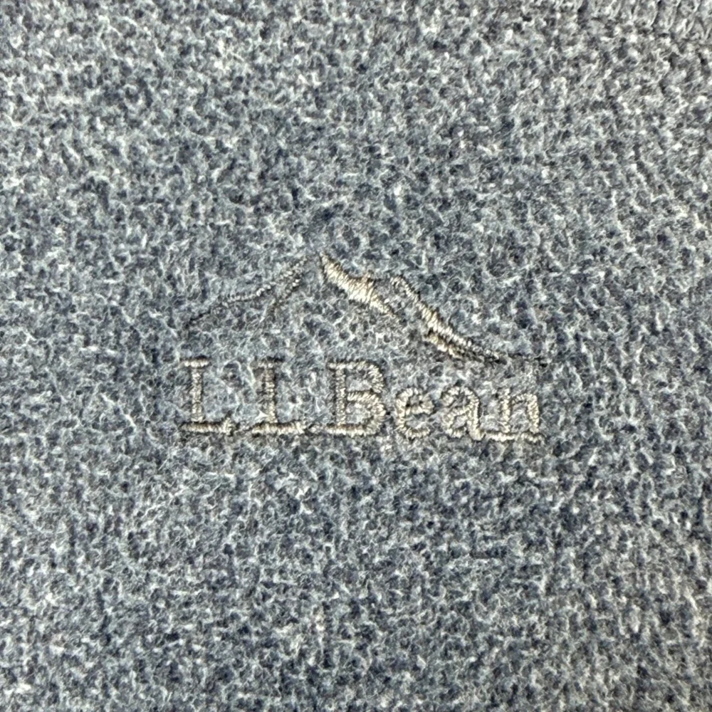 LL‎ Bean Mens Fleece Jacket XXXL REG Grey Full Zip Outdoor Casual Layer